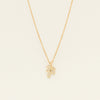 9ct Yellow Gold Diamond Leaf Pendant - Necklace - Walker & Hall