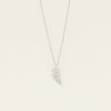 9ct White Gold Diamond Fern Pendant - Earrings - Walker & Hall