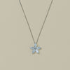 18ct White Gold 2.09ct Diamond Jasmine Star Pendant - Necklace - Walker & Hall