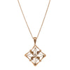 Deja Vu 9ct Yellow Gold .31ct Diamond Floral Pendant - Necklace - Walker & Hall