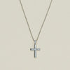 18ct White Gold .30ct Diamond Cross Pendant - Necklace - Walker & Hall