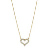Deja Vu 18ct Yellow Gold .60ct Diamond Heart Pendant - Necklace - Walker & Hall
