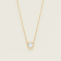 18ct Yellow Gold 1.01ct Diamond Natalia Pendant