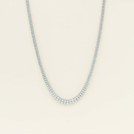 Deja Vu Platinum 10.00ct Diamond Graduated Necklace - Necklace - Walker & Hall