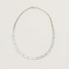 Deja Vu 18ct White Gold 10.00ct Diamond Graduated Necklace