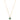 18ct Yellow Gold .35ct Emerald & Diamond Pendant - Necklace - Walker & Hall