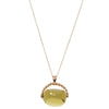 Deja Vu 9ct Yellow Gold Glass Spinner Pendant-Necklace-Walker & Hall
