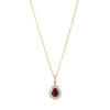 18ct Yellow Gold 1.25ct Ruby & Diamond Belle Pendant