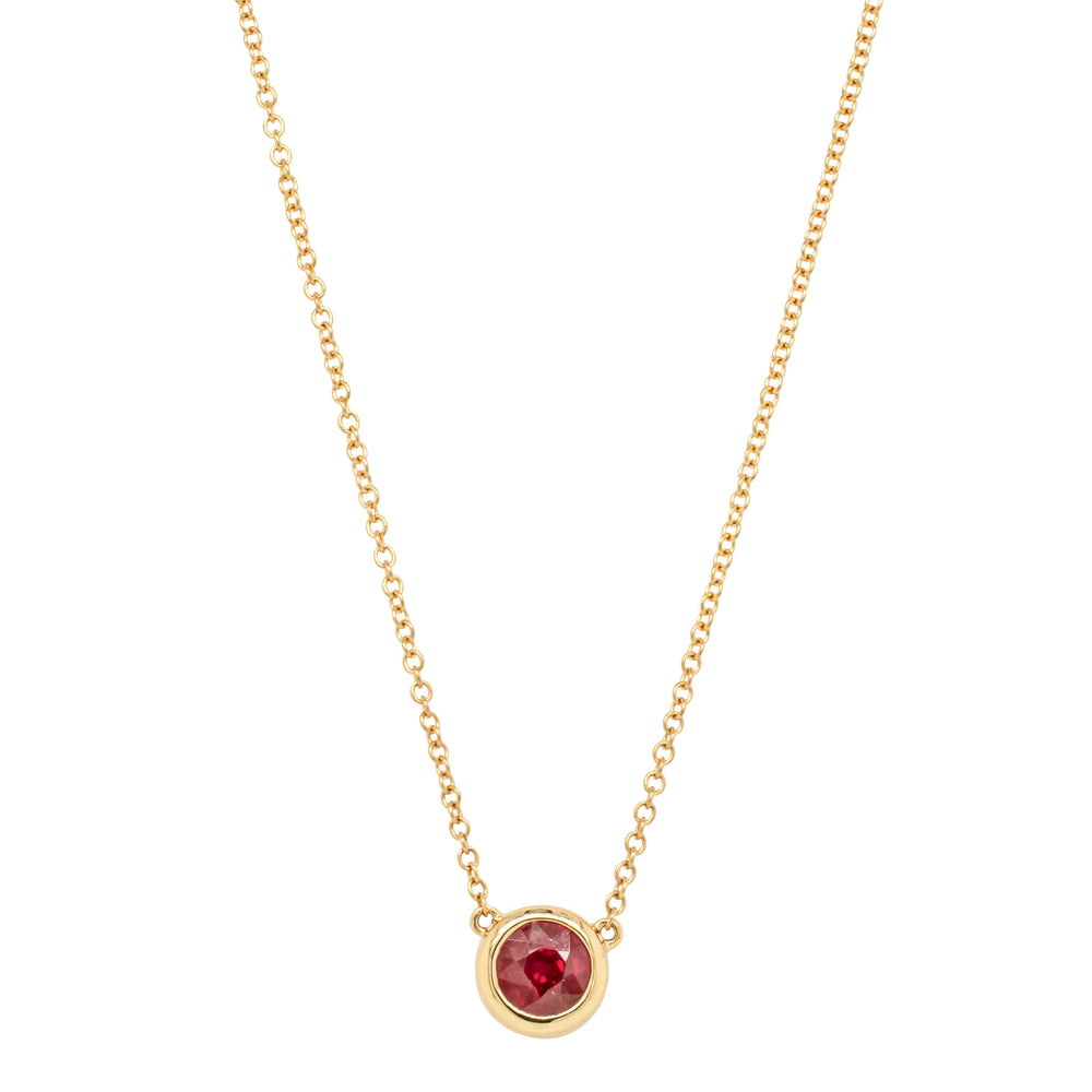 18ct Yellow Gold 1.15ct Ruby Natalia Pendant