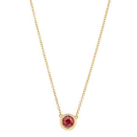 18ct Yellow Gold 1.15ct Ruby Natalia Pendant