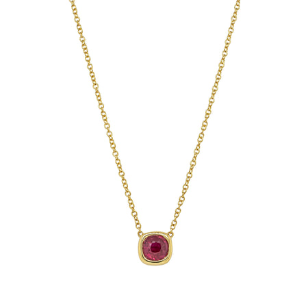 18ct Yellow Gold 1.07ct Ruby Natalia Pendant