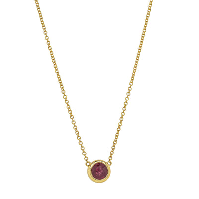 18ct Yellow Gold 1.24ct Ruby Natalia Pendant