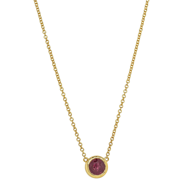 18ct Yellow Gold 1.24ct Ruby Natalia Pendant