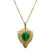 Deja Vu 14ct Yellow Gold Fei Cui Jade Heart Pendant - Necklace - Walker & Hall