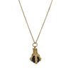 Deja Vu 9ct Rose Gold Onyx Ball In Claw Pendant - Necklace - Walker & Hall