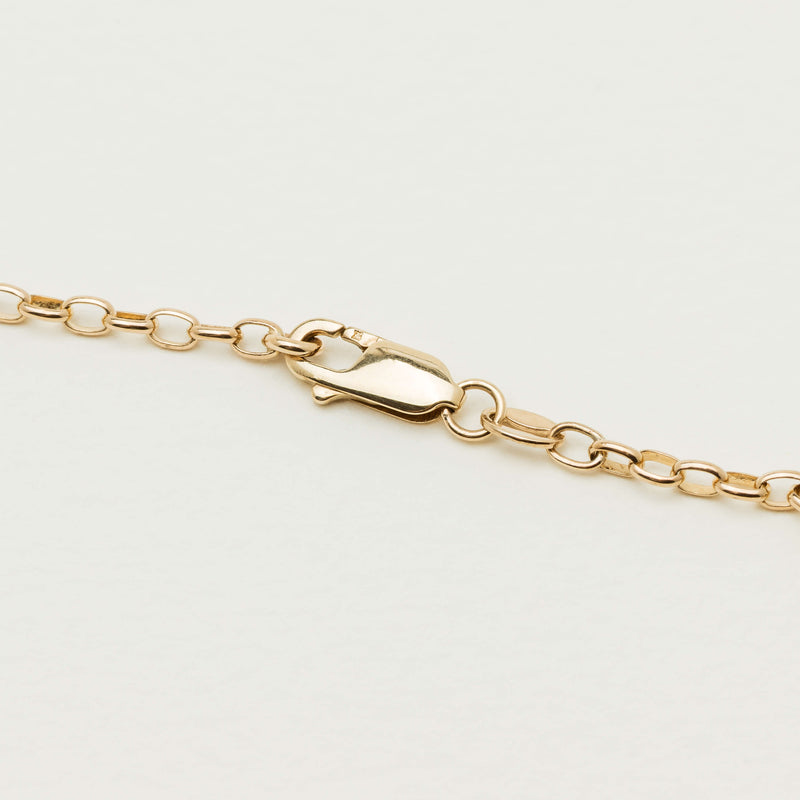 Deja Vu 9ct Yellow Gold Pear Blue Topaz Pendant