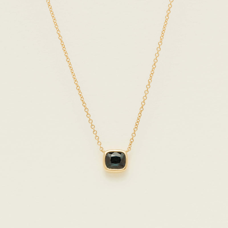 18ct Yellow Gold 1.21ct Green Sapphire Natalia Pendant