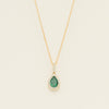 18ct Yellow Gold 1.10ct Emerald Diamond Sierra Pendant - Necklace - Walker & Hall