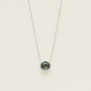 18ct White Gold 2.37ct Green Sapphire Natalia Pendant