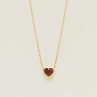 18ct Yellow Gold 1.70ct Ruby Heart Natalia Pendant