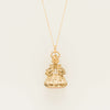 Deja Vu Rolled Gold Ornate Carnelian Seal Pendant - Necklace - Walker & Hall