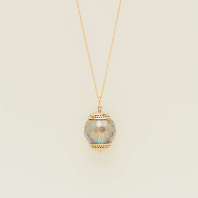Deja Vu 9ct Yellow Gold Glass Lantern Pendant - Necklace - Walker & Hall