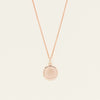9ct Rose Gold Pebble Pendant - Necklace - Walker & Hall