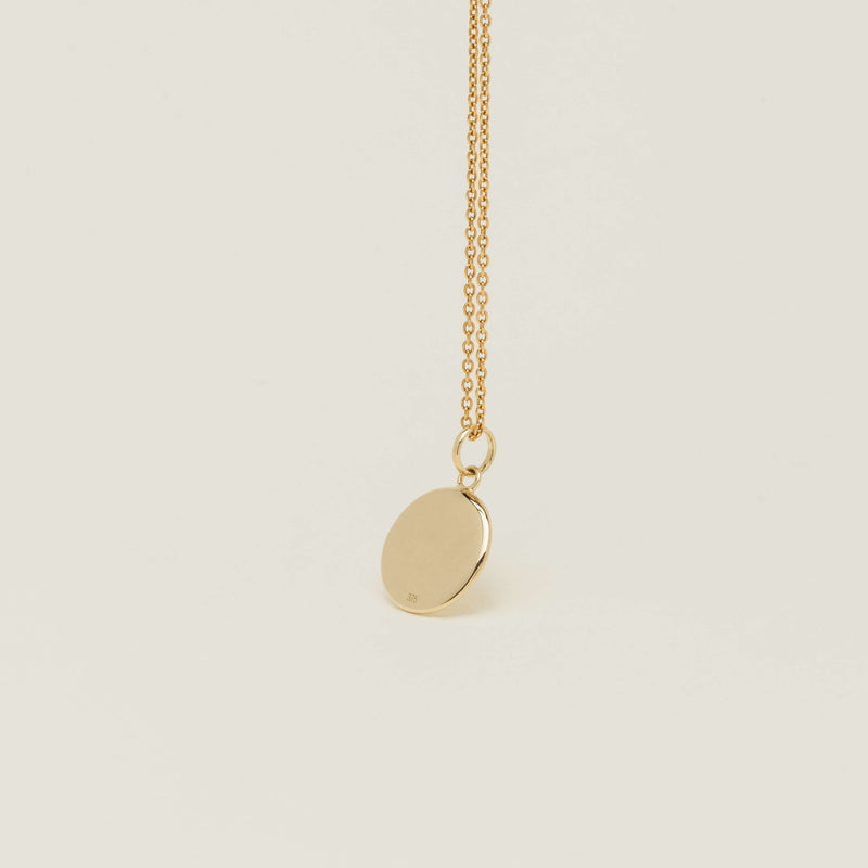 9ct Yellow Gold Pebble Pendant - Necklace - Walker & Hall