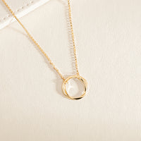 9ct Yellow Gold Mini Entwined Necklace