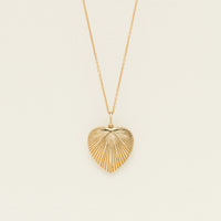 9ct Yellow Gold Guiding Light Heart Locket - Necklace - Walker & Hall