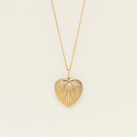 9ct Yellow Gold Guiding Light Heart Locket - Necklace - Walker & Hall