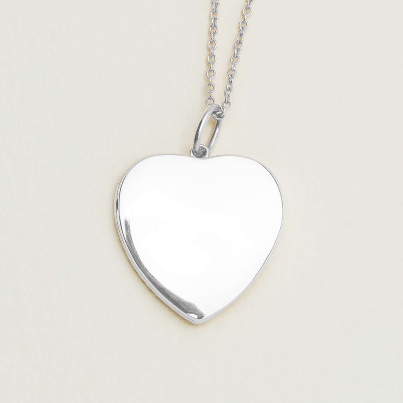 Sterling Silver Guiding Light Heart Locket - Necklace - Walker & Hall
