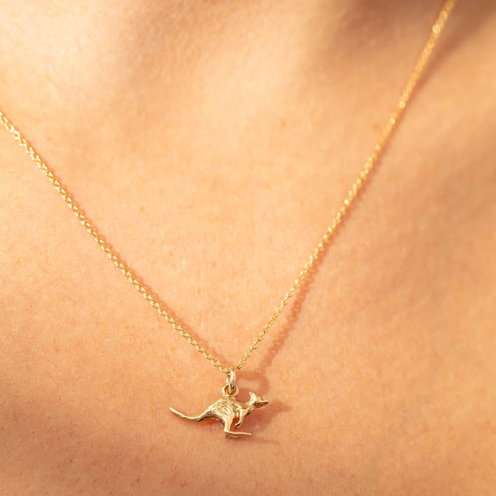 Kangaroo necklace clearance