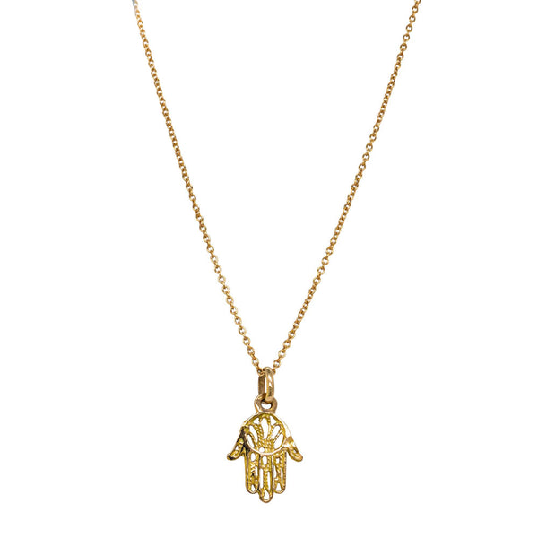 Delicate hamsa necklace store