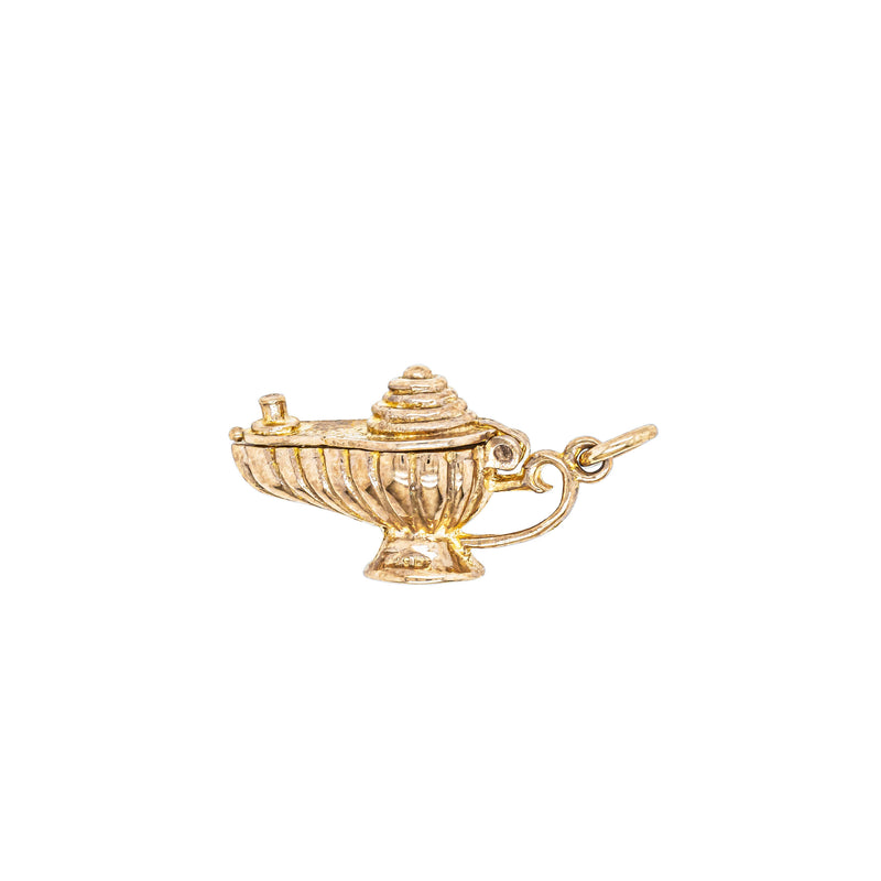 Deja Vu 9ct Yellow Gold Genie Lamp Charm - Necklace - Walker & Hall