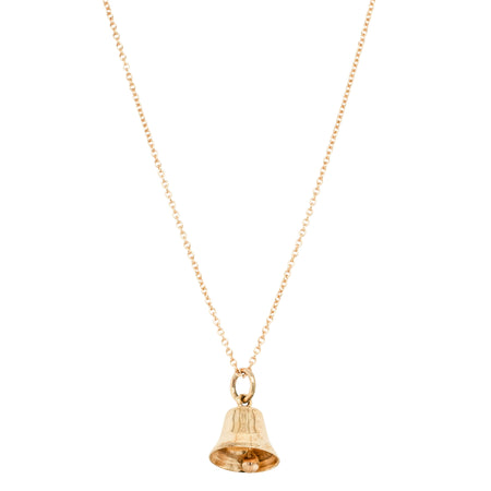 Deja Vu 9ct Yellow Gold Bell Necklace