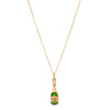 Deja Vu 10ct Yellow Gold Champagne Bottle Necklace