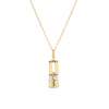 Deja Vu 9ct Yellow Gold Lantern Necklace