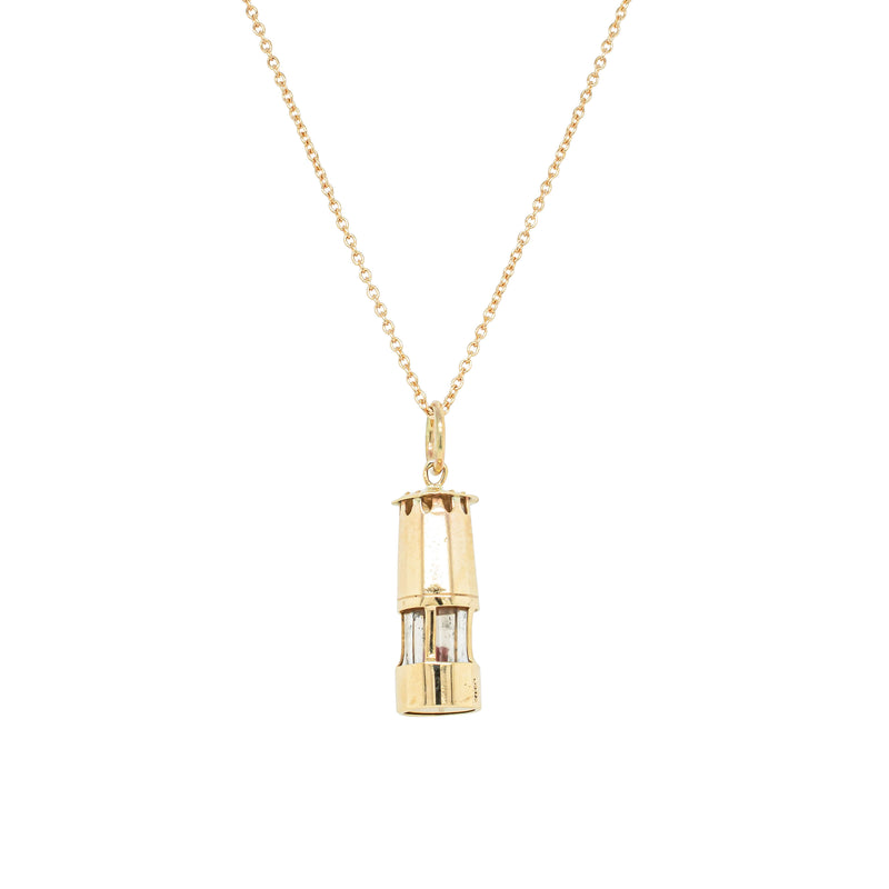 Deja Vu 9ct Yellow Gold Lantern Necklace