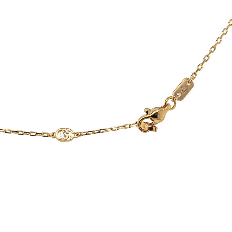 Deja Vu 18ct Rose Gold Gucci 'GG Running' Pendant - Necklace - Walker & Hall