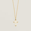 Deja Vu 9ct Yellow Gold Flared Latin Cross Pendant - Necklace - Walker & Hall