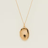 Deja Vu 9ct Rose Gold Oval Locket with Chain - Necklace - Walker & Hall