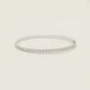 18ct White Gold 1.50ct Diamond Comet Bangle - Bracelet - Walker & Hall