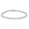 18ct White Gold 5.18ct Diamond Jubilee Bracelet - Bracelet - Walker & Hall