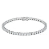 18ct White Gold 3.44ct Diamond Jubilee Bracelet - Bracelet - Walker & Hall