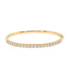 18ct Yellow Gold 3.08ct Diamond Comet Bangle - Bracelet - Walker & Hall