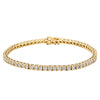 18ct Yellow Gold 3.20ct Diamond Jubilee Bracelet-Bracelet-Walker & Hall