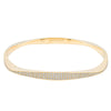 18ct Yellow Gold 2.70ct Diamond Eos Bangle - Bracelet - Walker & Hall