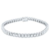 18ct White Gold 5.47ct Diamond Tennis Bracelet