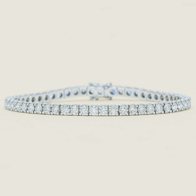 18ct White Gold 6.00ct Diamond Jubilee Bracelet - Bracelet - Walker & Hall